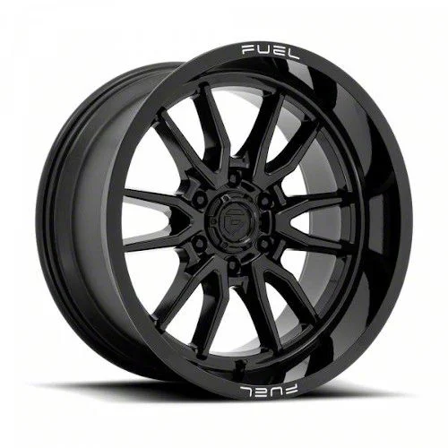 Fuel Wheels Clash Gloss Black 6-Lug Wheel; 24x12; -44mm Offset (19-23 Ranger)