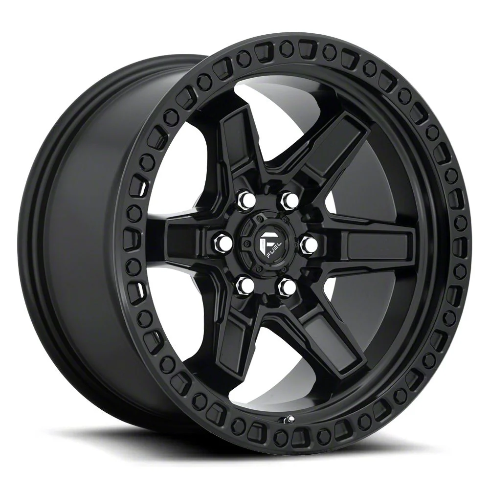 Fuel Wheels Kicker Matte Black 6-Lug Wheel; 20x10; -18mm Offset (19-23 Ranger)