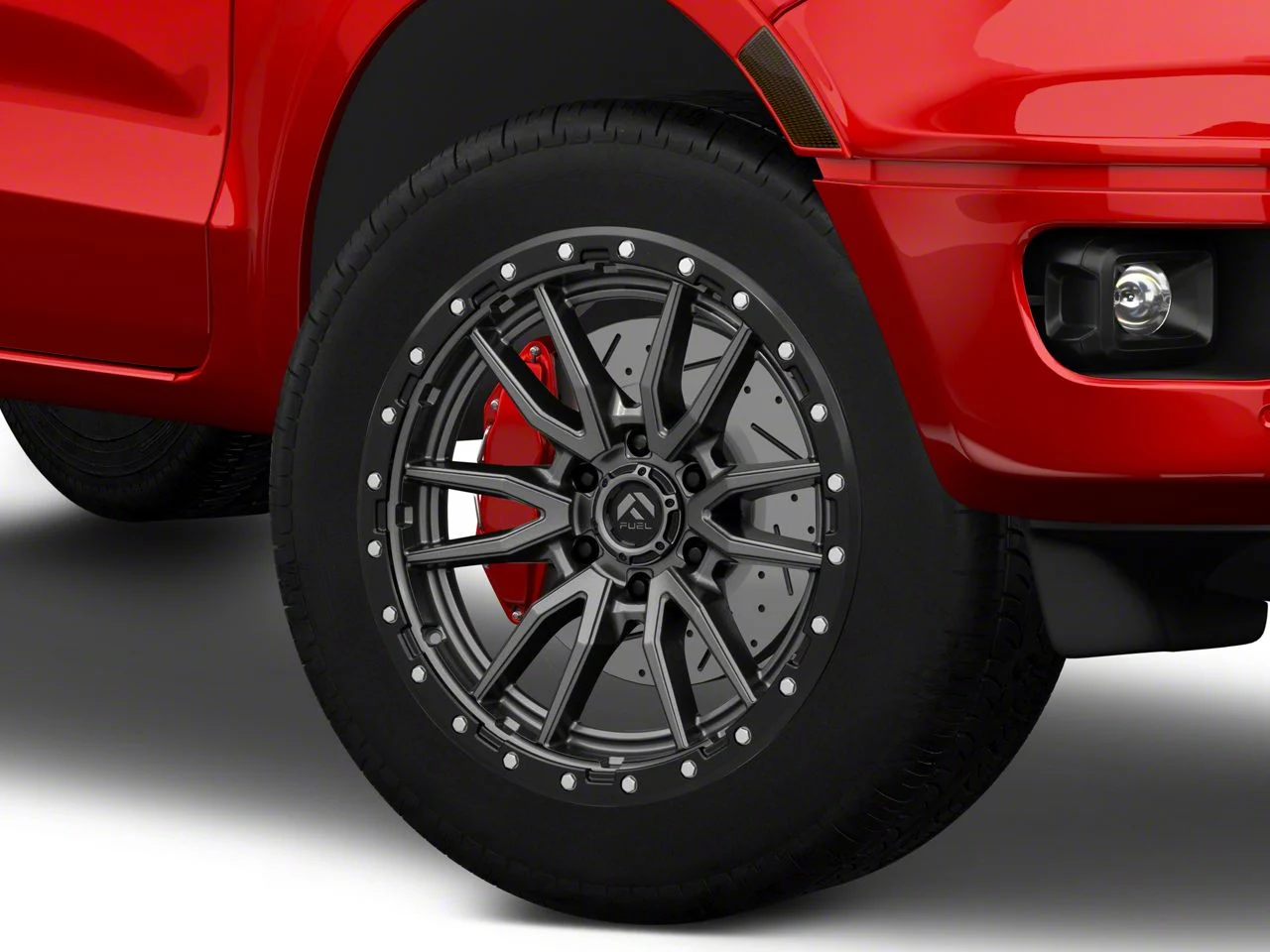 Fuel Wheels Rebel Matte Gunmetal 6-Lug Wheel; 20x9; 1mm Offset (19-23 Ranger)