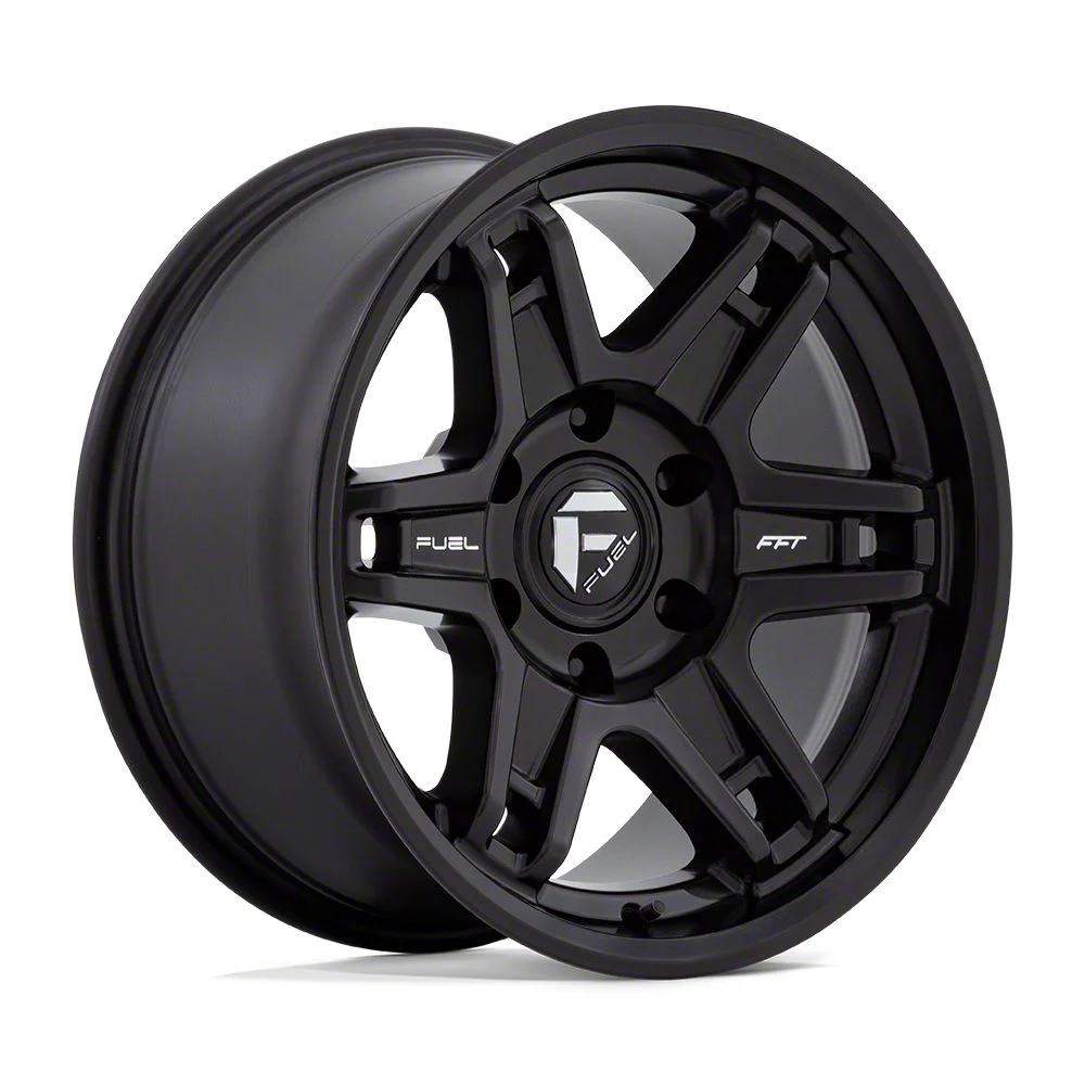 Fuel Wheels Slayer Matte Black 6-Lug Wheel; 18x8.5; -15mm Offset (19-23 Ranger)