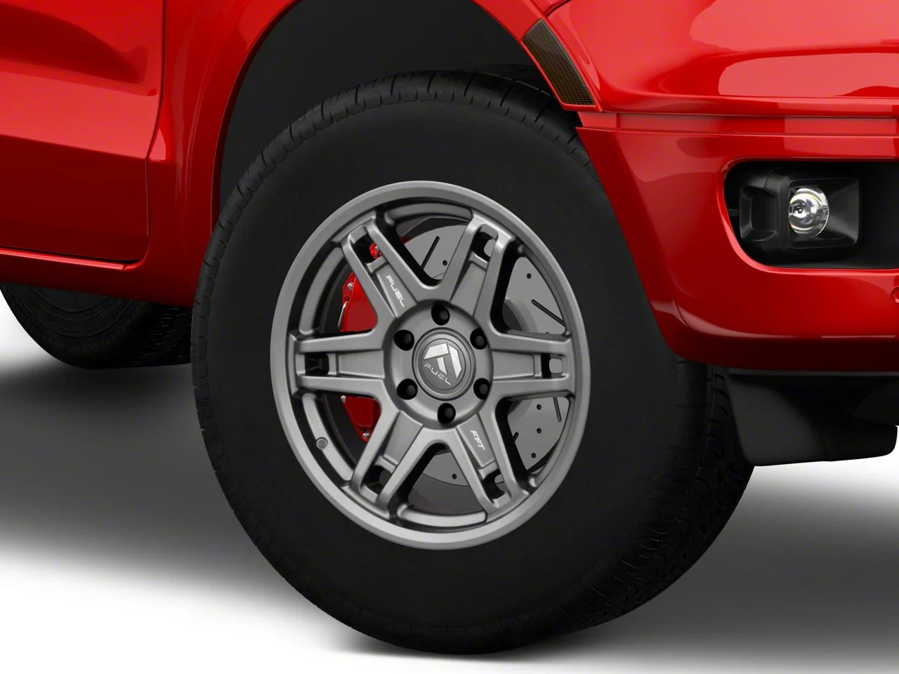 Fuel Wheels Slayer Matte Gunmetal 6-Lug Wheel; 18x8.5; -15mm Offset (19-23 Ranger)