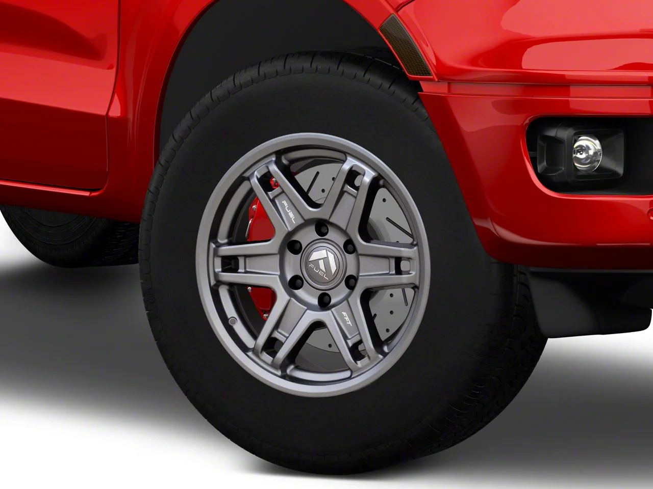 Fuel Wheels Slayer Matte Gunmetal 6-Lug Wheel; 18x8.5; 1mm Offset (19-23 Ranger)