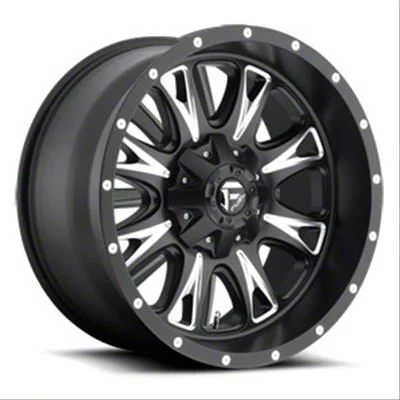 Fuel Wheels Throttle Matte Black Milled 6-Lug Wheel; 20x12; -44mm Offset (19-23 Ranger)
