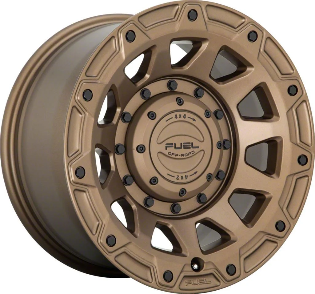 Fuel Wheels Tracker Matte Bronze 6-Lug Wheel; 20x9; 1mm Offset (19-23 Ranger)
