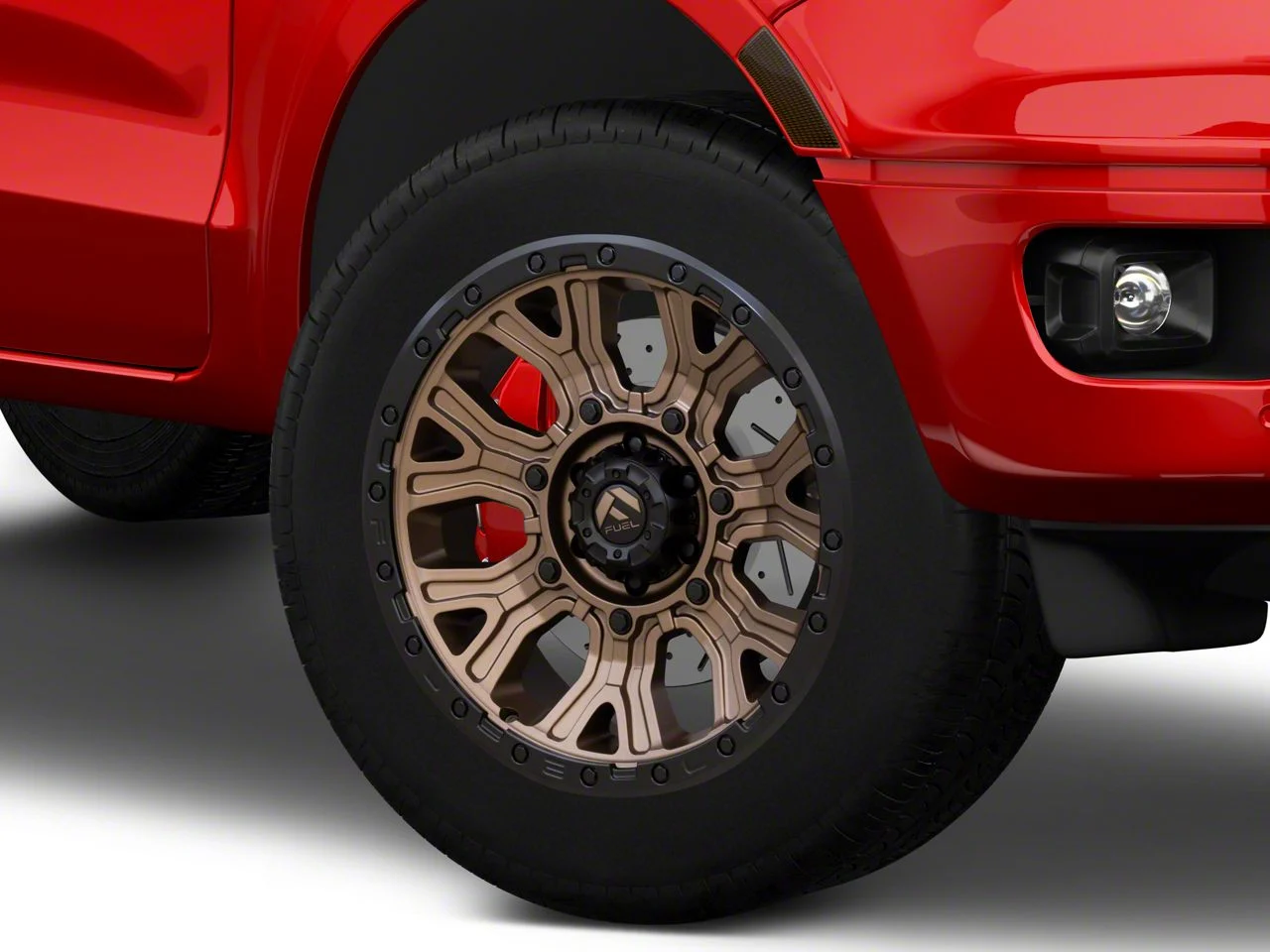 Fuel Wheels Traction Matte Bronze 6-Lug Wheel; 20x9; 1mm Offset (19-23 Ranger)