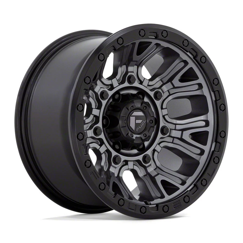 Fuel Wheels Traction Matte Gunmetal 6-Lug Wheel; 20x9; 1mm Offset (19-23 Ranger)