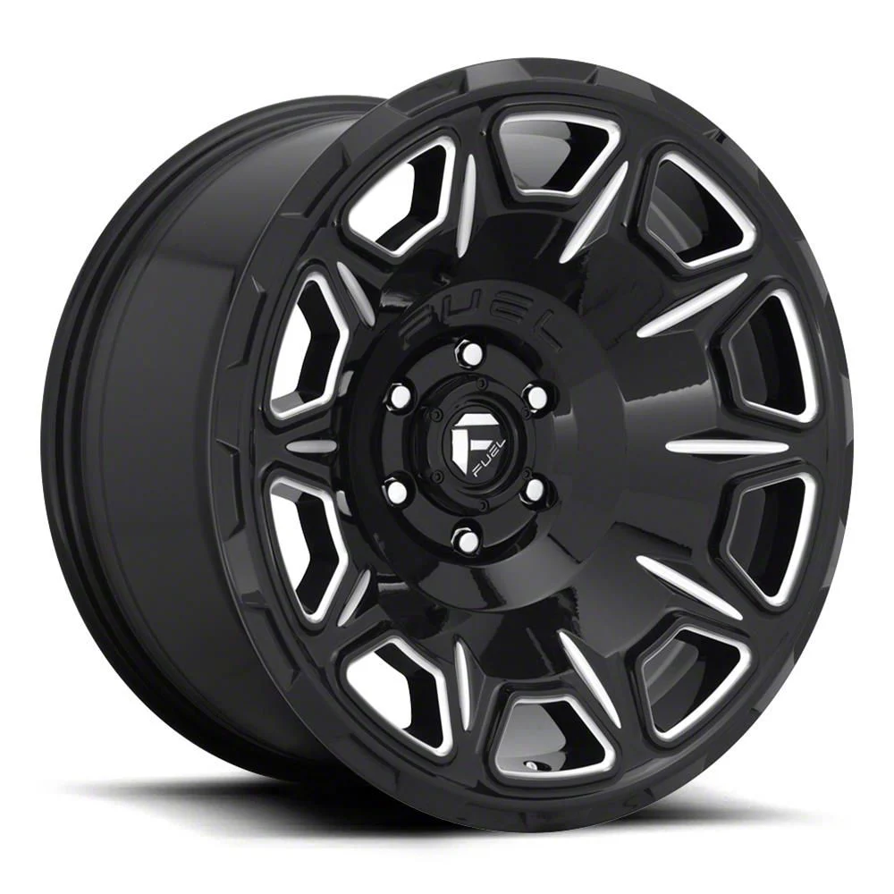 Fuel Wheels Vengeance Gloss Black Milled 6-Lug Wheel; 20x10; -18mm Offset (19-23 Ranger)