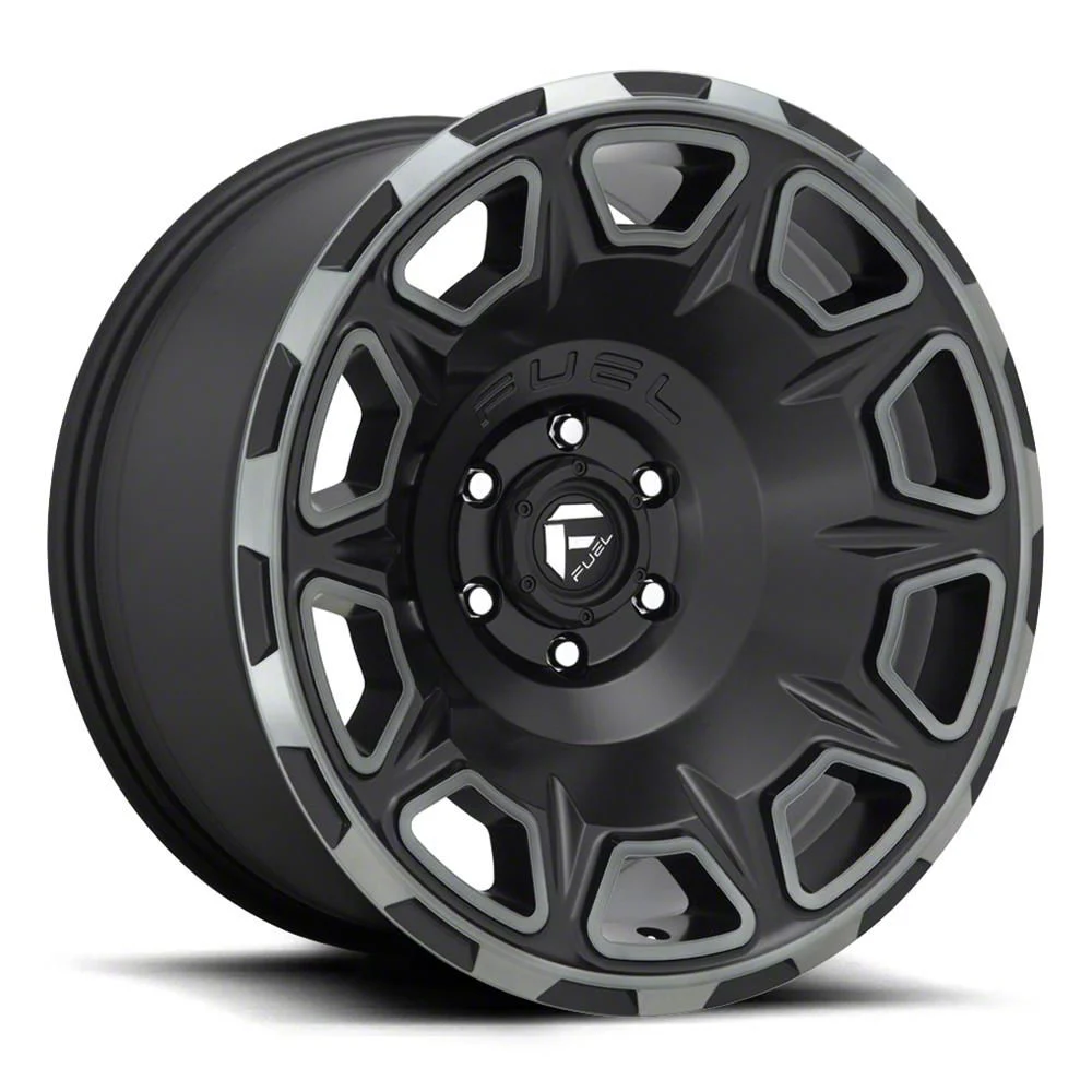 Fuel Wheels Vengeance Matte Black Double Dark Tint 6-Lug Wheel; 20x10; -18mm Offset (19-23 Ranger)