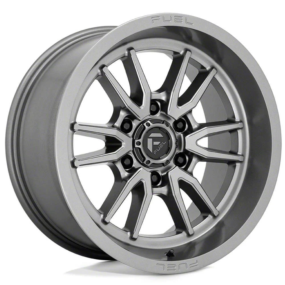 Fuel Wheels Clash Gun Metal 6-Lug Wheel; 20x9; 1mm Offset (19-26 Sierra 1500)