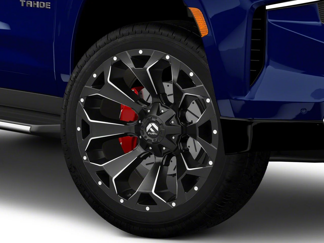 Fuel Wheels Assault Matte Black Milled 6-Lug Wheel; 22x12; -44mm Offset (21-26 Tahoe)