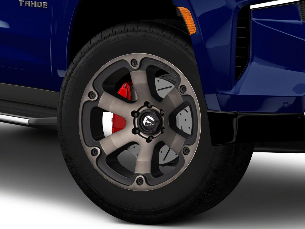 Fuel Wheels Beast Matte Black Machined with Dark Tint 6-Lug Wheel; 20x10; -18mm Offset (21-26 Tahoe)