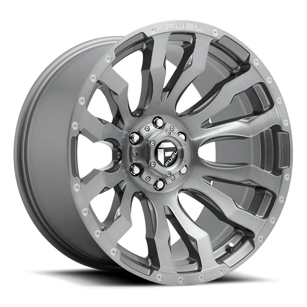 Fuel Wheels Blitz Brushed Gunmetal 6-Lug Wheel; 18x9; 1mm Offset (21-26 Tahoe)