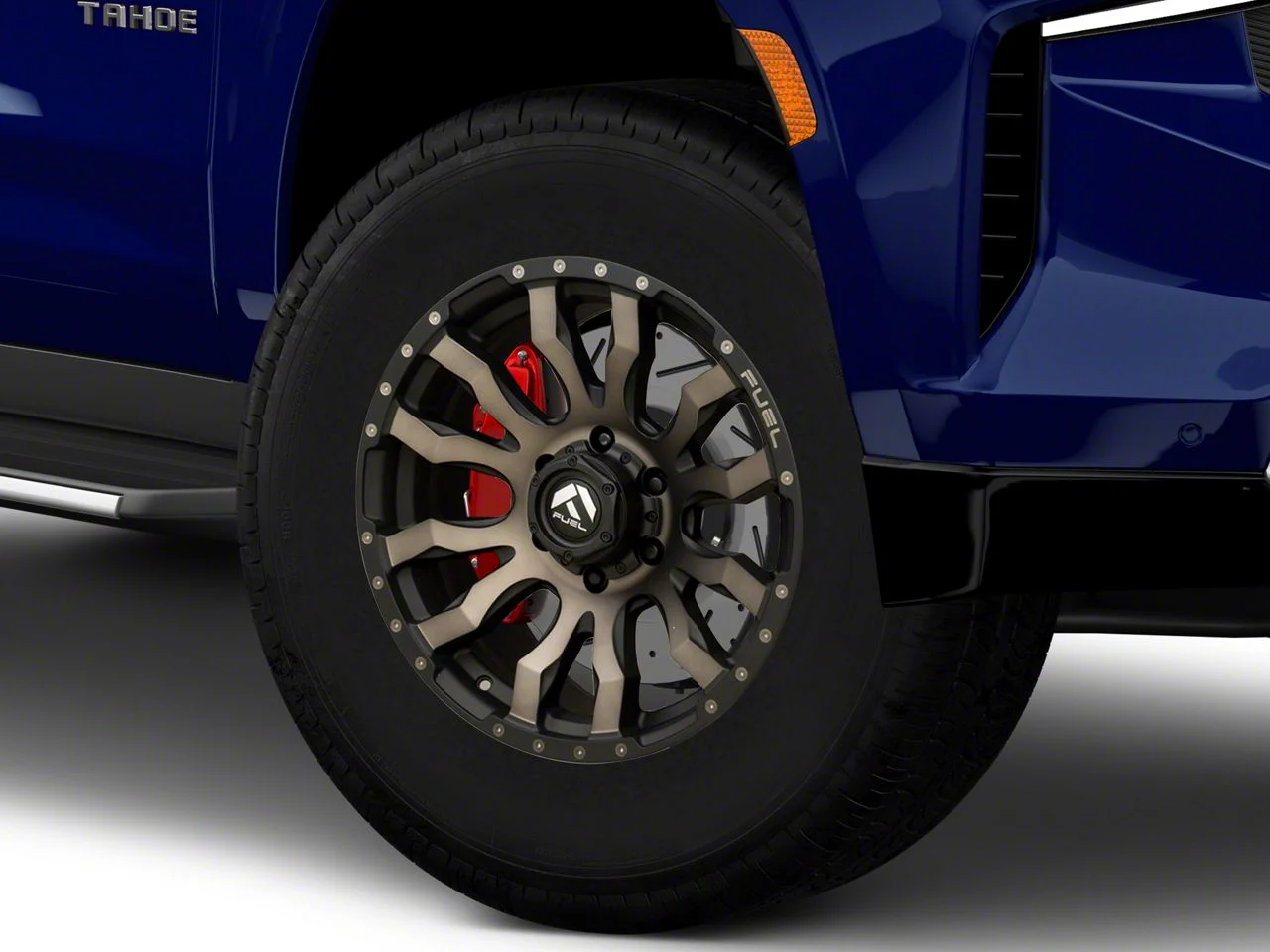 Fuel Wheels Blitz Matte Black Double Dark Tint 6-Lug Wheel; 18x9; -12mm Offset (21-26 Tahoe)