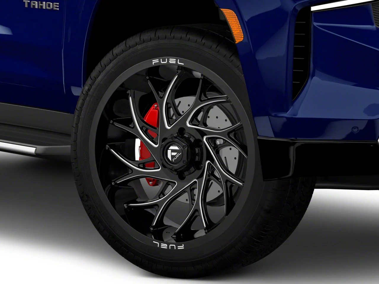 Fuel Wheels Runner Gloss Black Milled 6-Lug Wheel; 24x11; 0mm Offset (21-26 Tahoe)