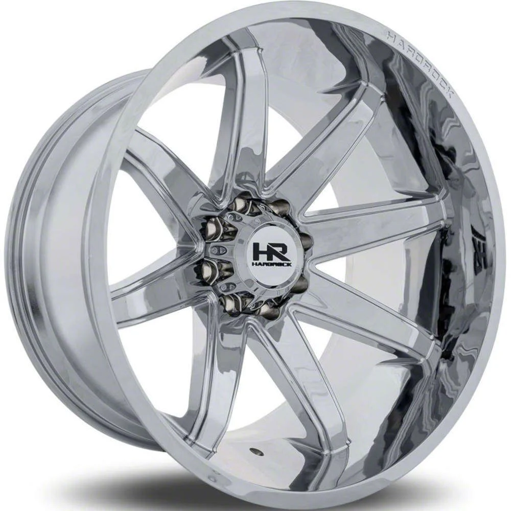 Hardrock Offroad PainKiller Xposed Chrome 8-Lug Wheel; 20x9; 0mm Offset (20-26 Sierra 2500 HD)