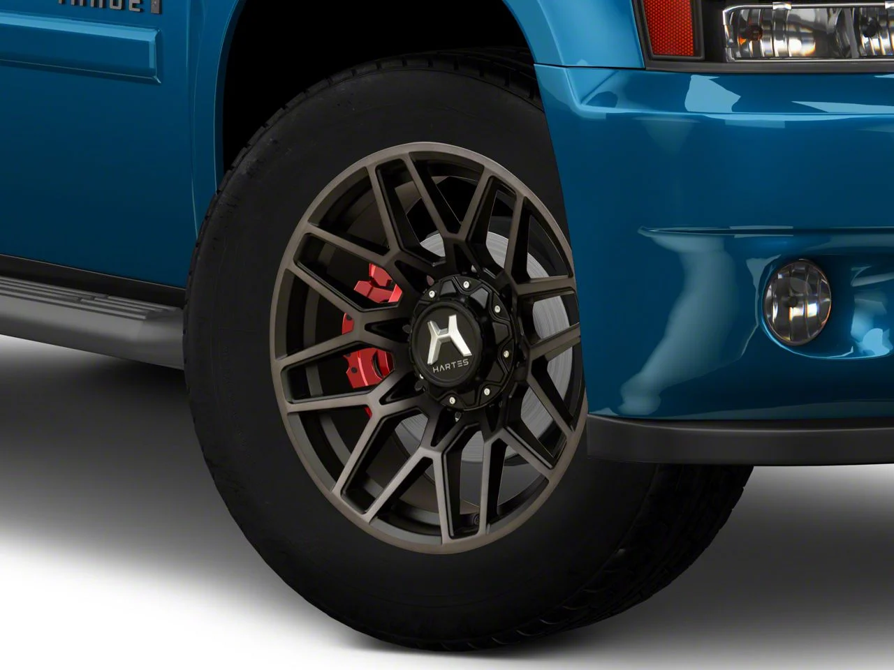 Hartes Metal Crossbow Gloss Black Machined with Satin Dark Tint 6-Lug Wheel; 20x9; 0mm Offset (07-14 Tahoe)
