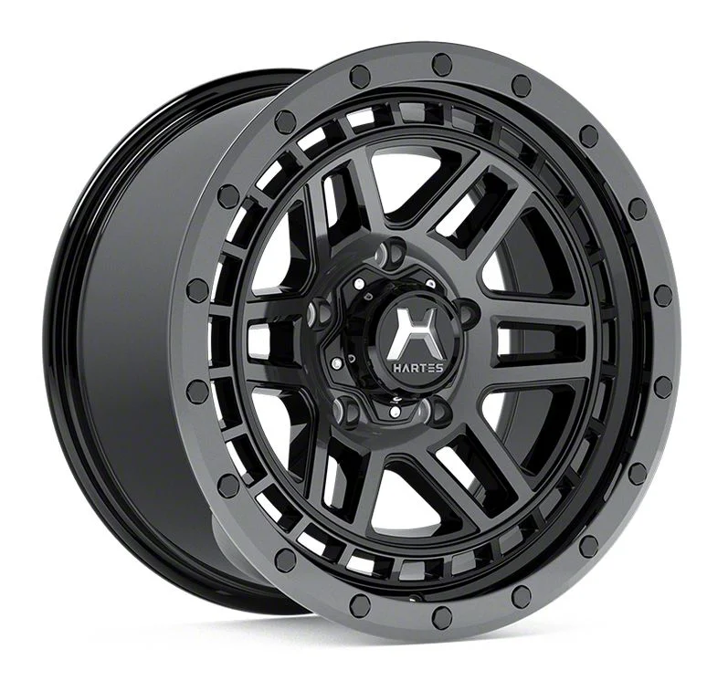 Hartes Metal Beast Matte Black Machined with Satin Dark Tint 6-Lug Wheel; 17x8.5; 15mm Offset (19-23 Ranger)