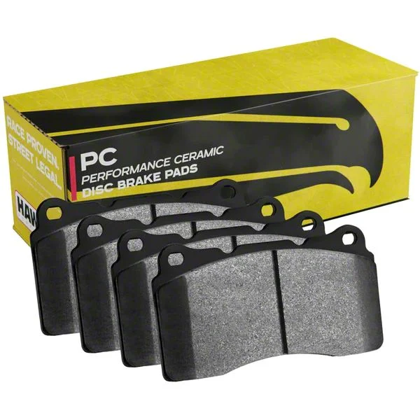 Hawk Performance Performance Ceramic Brake Pads; 1-Piece; Rear Pair (06-08 Corvette C6 Z06)