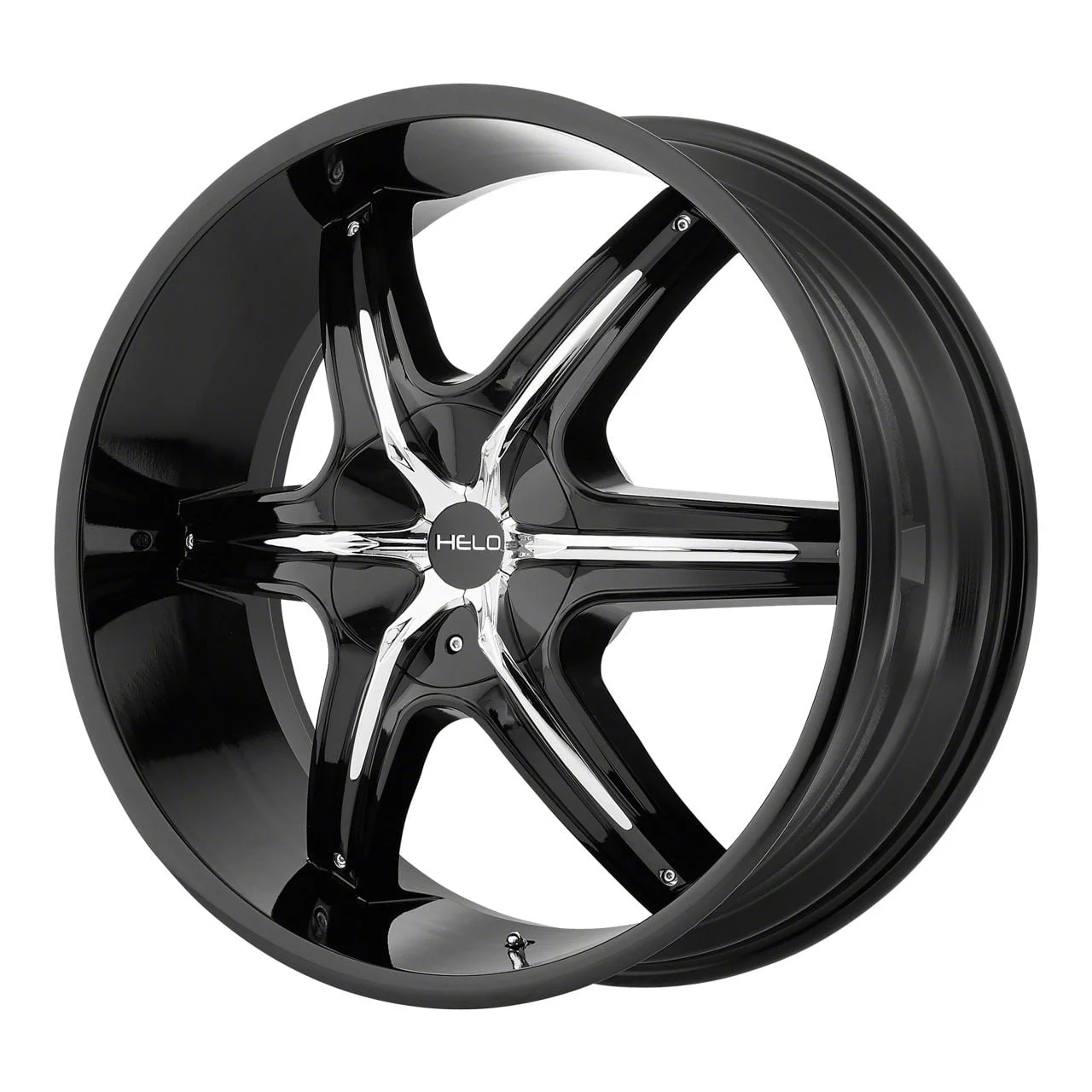 HELO HE891 Gloss Black Wheel; 20x8.5; 10mm Offset (11-23 RWD Charger, Excluding Widebody)