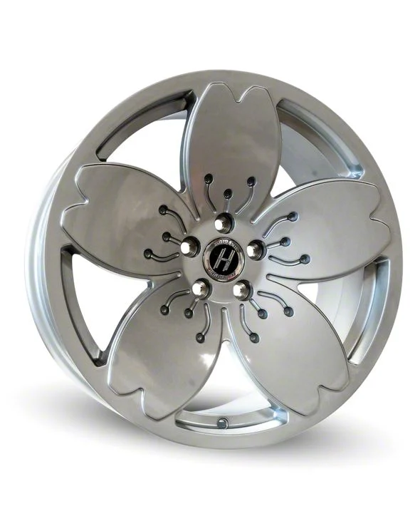 SAKURA Silver Wheel; 18x9.5; 22mm Offset (06-10 RWD Charger)