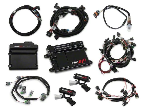 Holley EFI Coyote Ti-VCT Controller HP EFI ECU Module Kit with Bosch Oxygen Sensor (13-Early 15 Mustang GT)
