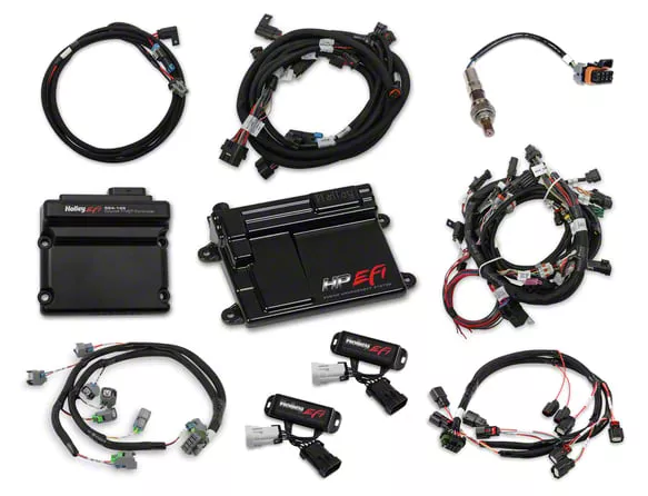 Holley EFI Coyote Ti-VCT Controller HP EFI ECU Module Kit with NTK Oxygen Sensor (13-Early 15 Mustang GT)