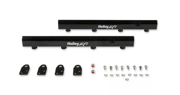 Holley EFI Hi-Flow Fuel Rails (11-23 Mustang GT, GT350)