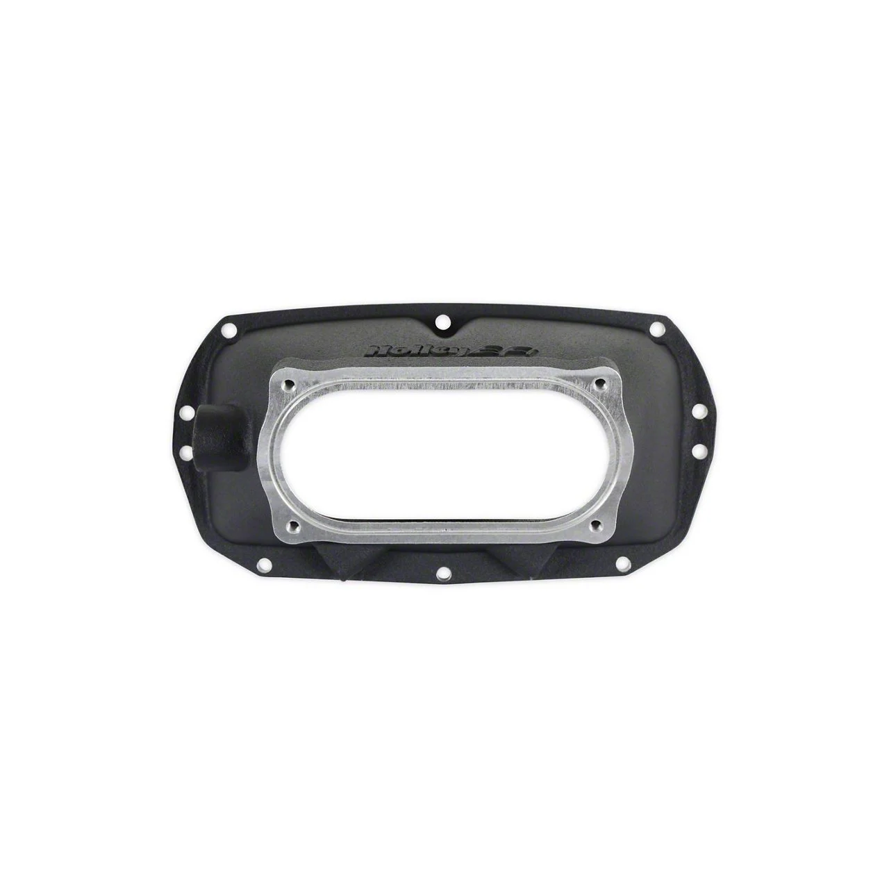 Holley EFI Ultra Lo-Ram Intake Manifold Plenum Lid 2007-2014 GT500 Throttle Body Adapter; Black (11-23 Mustang GT, GT350)