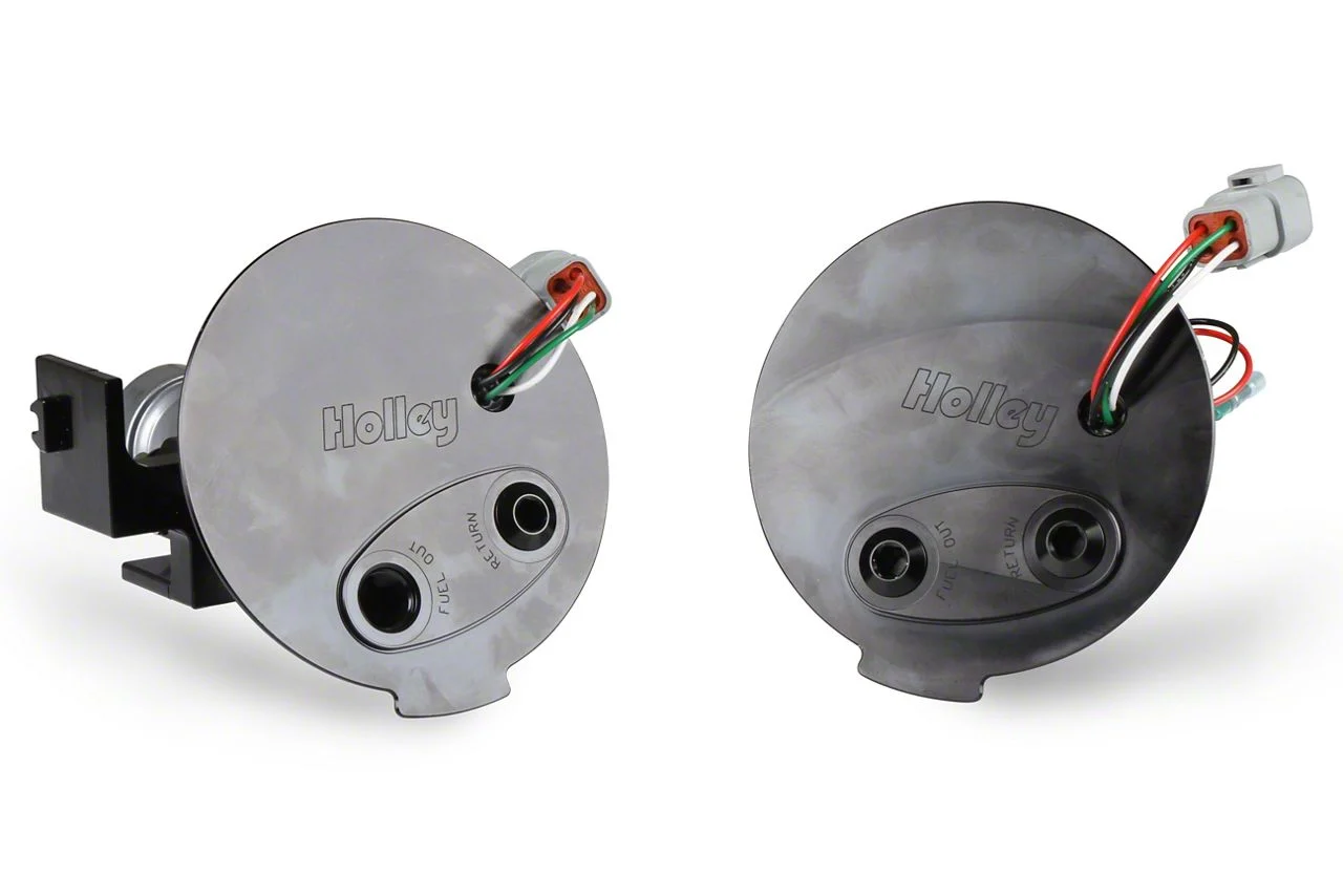 Holley Dual 525 LPH Pump Module System; 1050 LPH Total (08-23 V8 HEMI Challenger)