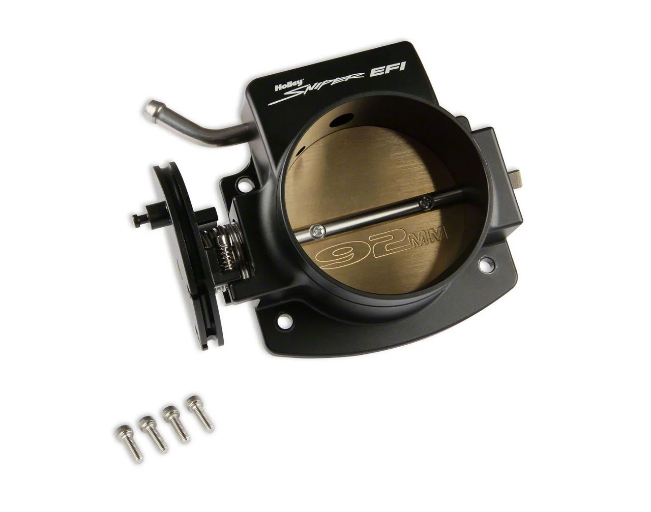 Sniper EFI 92mm LS Throttle Body for Sniper EFI Intake Manifolds; Black (08-20 5.7L HEMI, 6.1L HEMI, 6.4L HEMI Challenger)