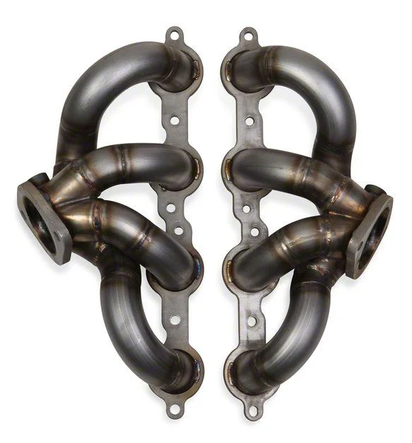 Hooker BlackHeart 1-3/4-Inch Shorty Headers; Raw (07-13 6.0L, 6.2L Corvette C6)