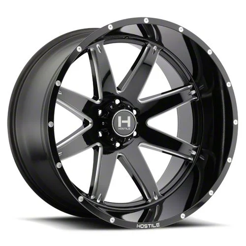 Hostile Alpha Blade Cut 5-Lug Wheel; 20x12; -44mm Offset (02-08 RAM 1500, Excluding Mega Cab)