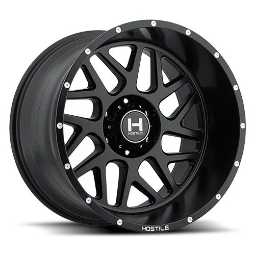 Hostile Sprocket Asphalt 6-Lug Wheel; 20x10; -19mm Offset (07-14 Tahoe)