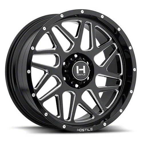 Hostile Sprocket Blade Cut 6-Lug Wheel; 20x10; -19mm Offset (07-14 Tahoe)