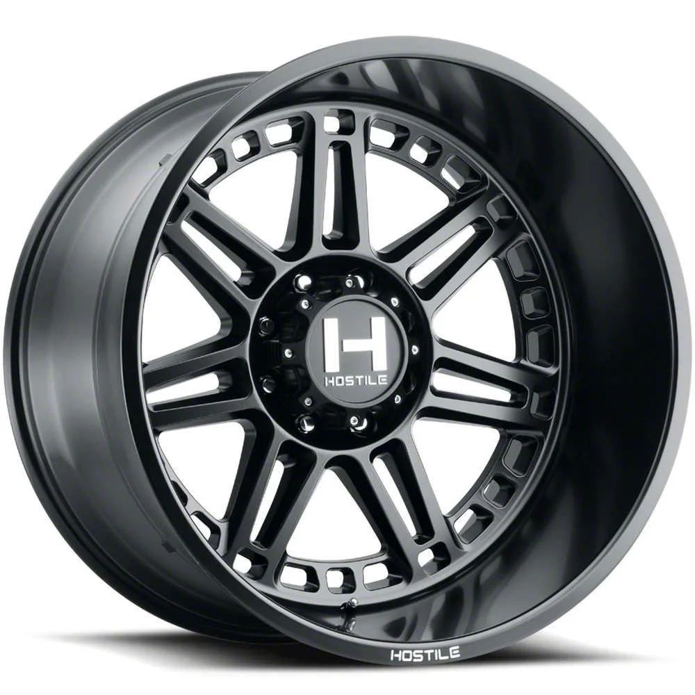 Hostile Lunatic Asphalt 8-Lug Wheel; 20x10; -19mm Offset (15-19 Sierra 2500 HD)