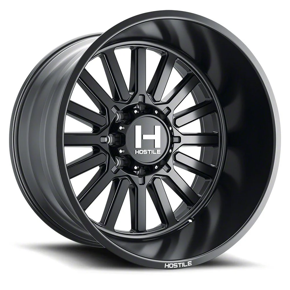 Hostile Titan Asphalt 8-Lug Wheel; 20x12; -44mm Offset (15-19 Sierra 2500 HD)