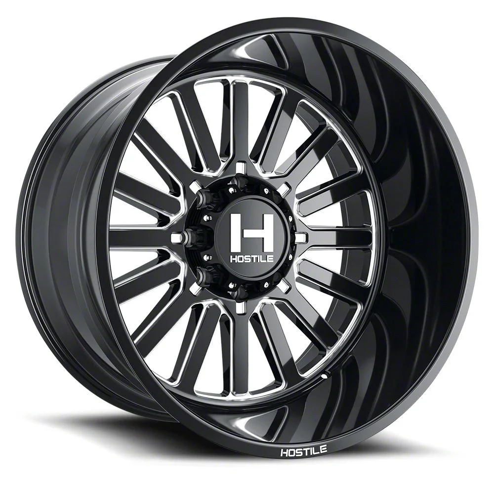 Hostile Titan Blade Cut 8-Lug Wheel; 20x9; 12mm Offset (15-19 Sierra 2500 HD)