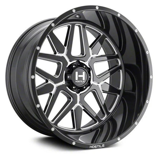 Hostile Diablo Blade Cut 8-Lug Wheel; 20x12; -44mm Offset (20-26 Sierra 2500 HD)