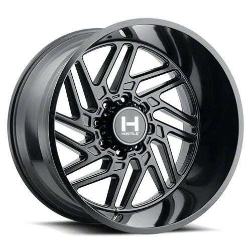 Hostile Jigsaw Asphalt 8-Lug Wheel; 20x9; 12mm Offset (07-10 Sierra 2500 HD)