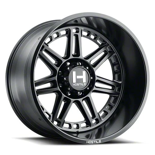 Hostile Lunatic Asphalt 8-Lug Wheel; 20x9; 12mm Offset (07-10 Sierra 2500 HD)