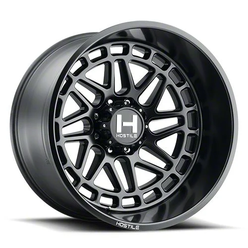 Hostile Reaper Asphalt 8-Lug Wheel; 20x10; -19mm Offset (20-26 Sierra 2500 HD)
