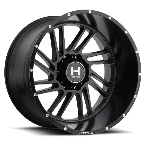 Hostile Stryker Asphalt 8-Lug Wheel; 20x9; 12mm Offset (07-10 Sierra 2500 HD)