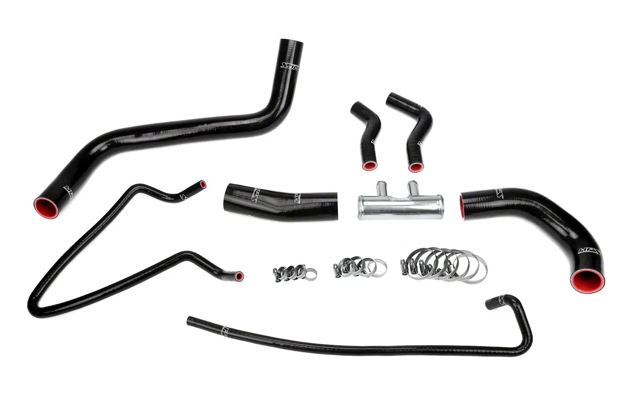 Silicone Radiator Coolant Hose Kit; Black (11-14 3.5L EcoBoost, 3.7L F-150)