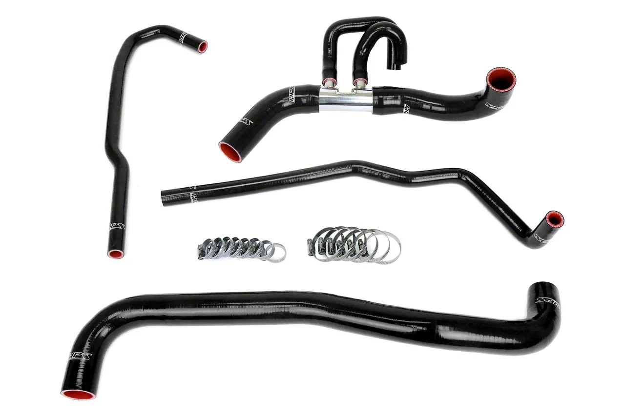 Silicone Radiator Coolant Hose Kit; Black (10-14 6.2L F-150)