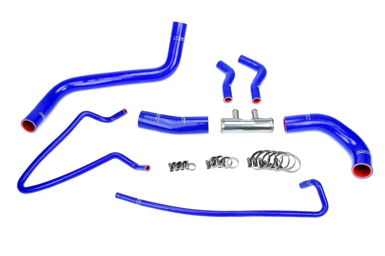 Silicone Radiator Coolant Hose Kit; Blue (11-14 3.5L EcoBoost, 3.7L F-150)