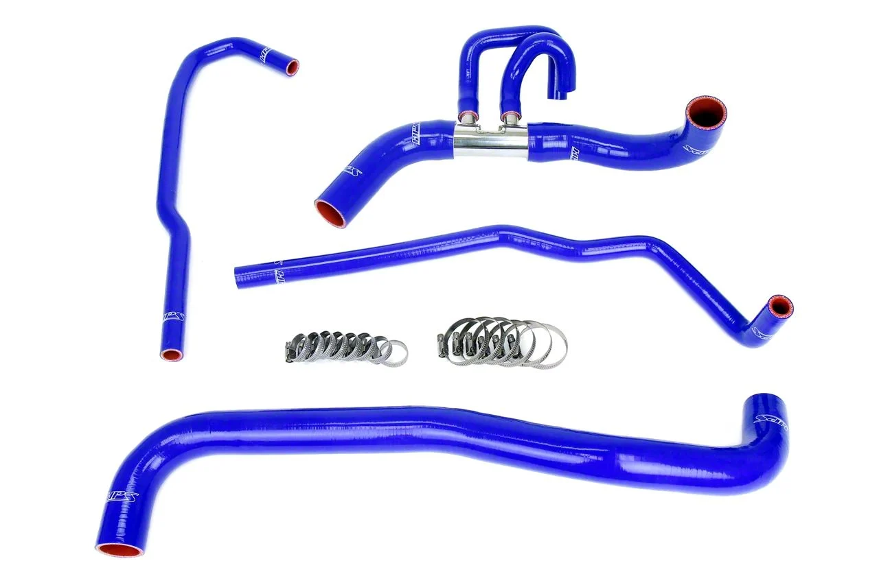 Silicone Radiator Coolant Hose Kit; Blue (10-14 6.2L F-150)