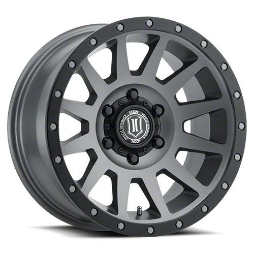 ICON Alloys Compression Titanium 6-Lug Wheel; 17x8.5; 25mm Offset (07-14 Tahoe)