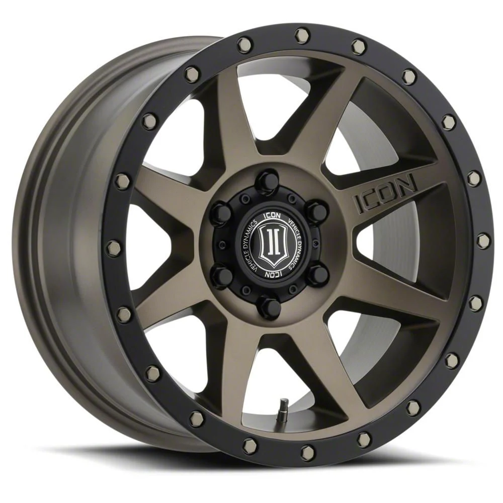ICON Alloys Rebound Bronze 6-Lug Wheel; 18x9; 25mm Offset (07-14 Tahoe)