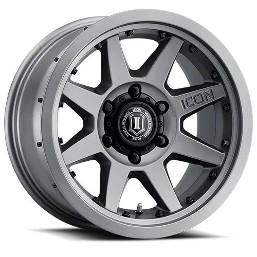 ICON Alloys Rebound Pro Titanium 6-Lug Wheel; 17x8.5; 25mm Offset (07-14 Tahoe)