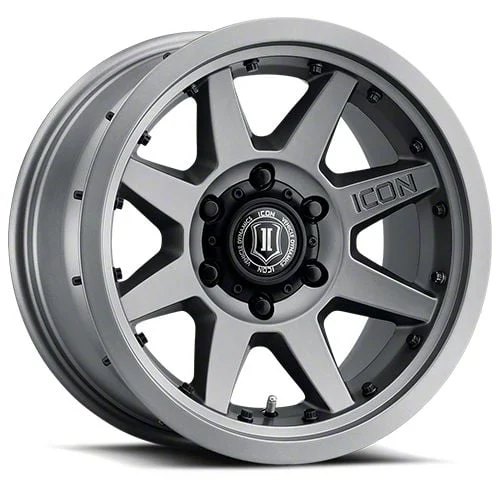 ICON Alloys Rebound Titanium 6-Lug Wheel; 17x8.5; 25mm Offset (07-14 Tahoe)